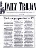Article: Plastic Surgery Prevalent on TV USC Daily Trojan